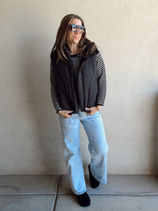 Rachel Vest in Black