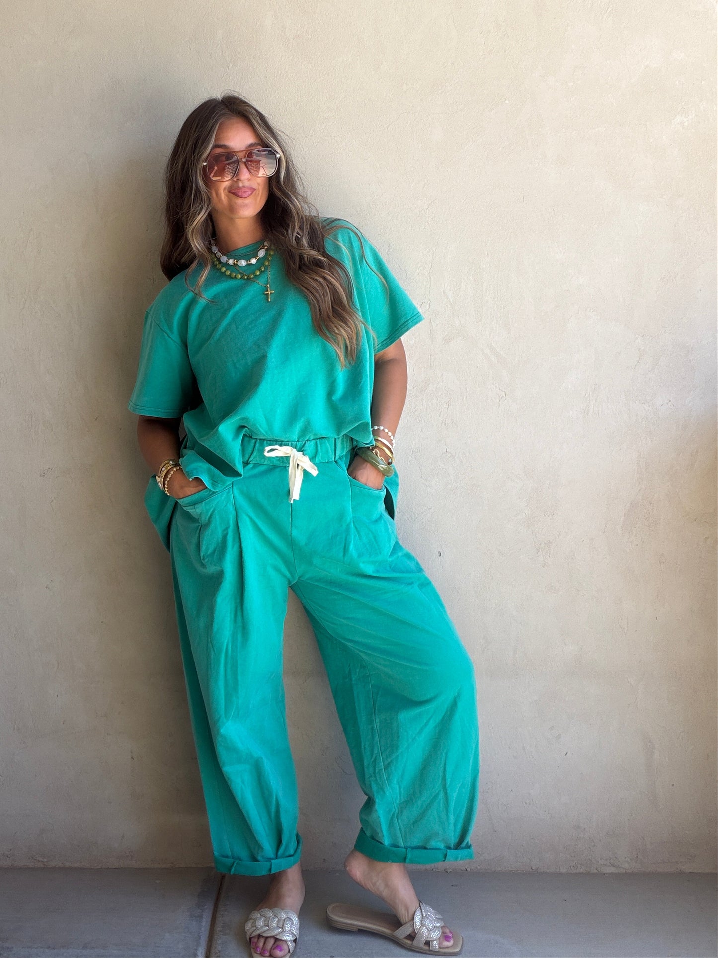 Kenna Set in Emerald