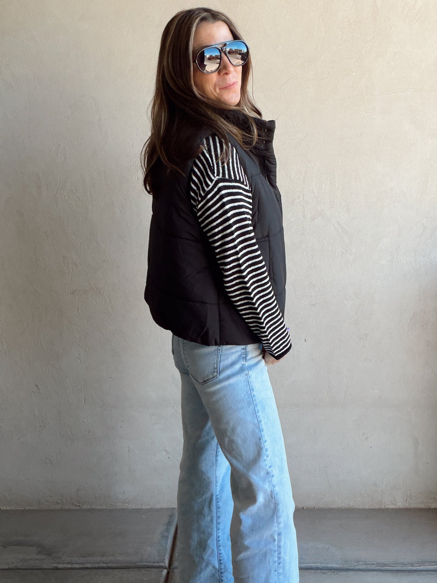 Rachel Vest in Black