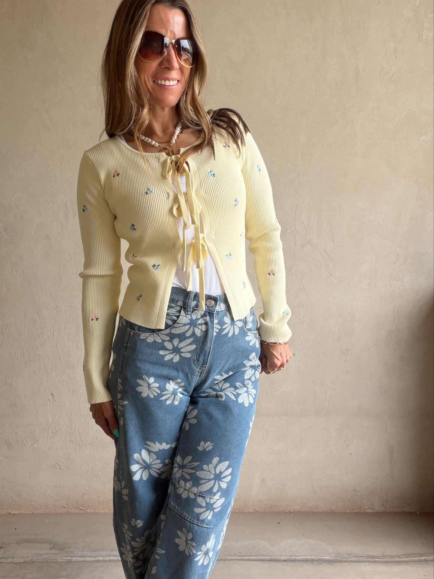 McKell Ribbed Top in Butter Yellow
