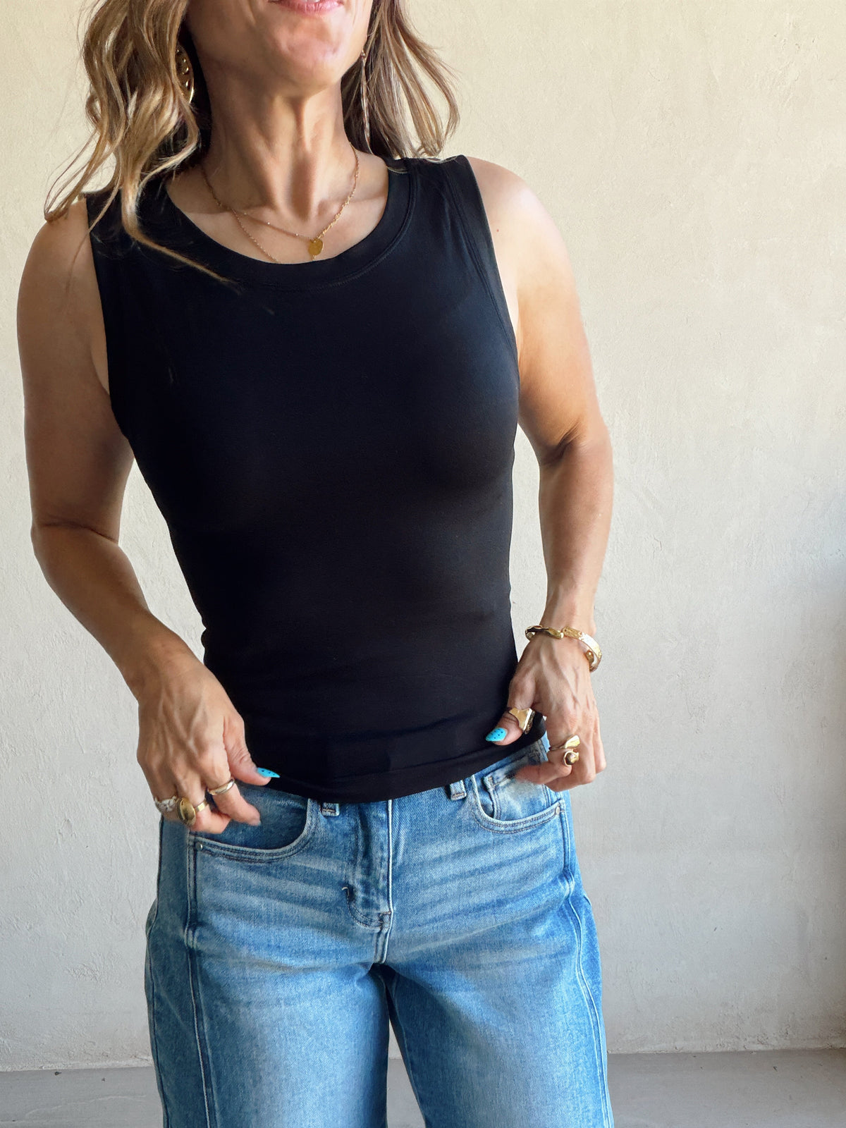 Aubrey Tank in Black