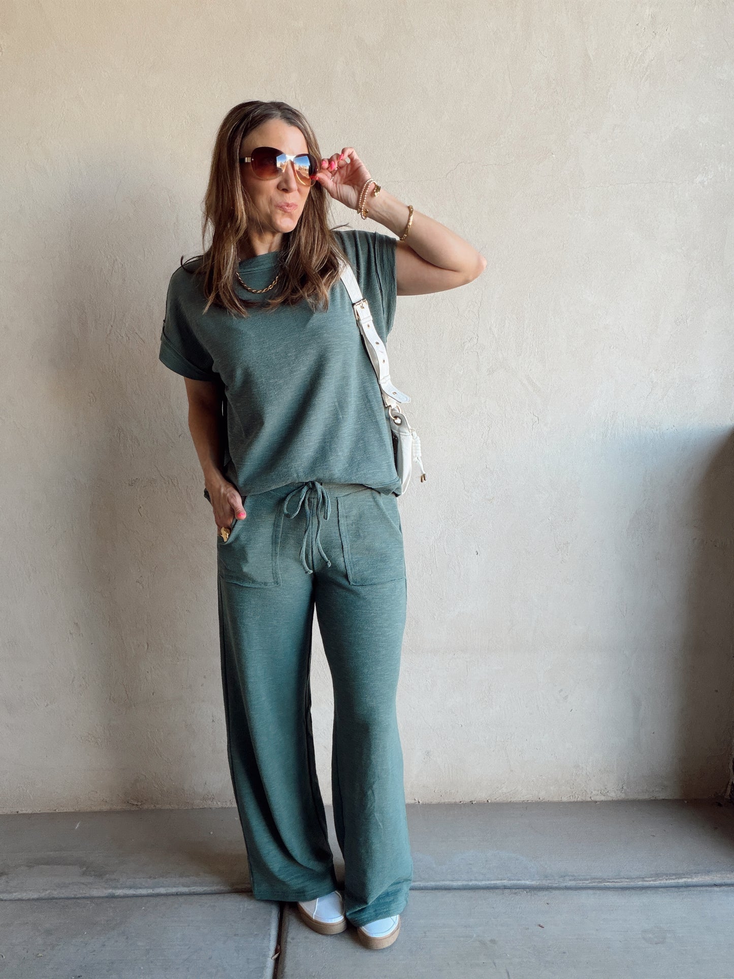 Vanessa Set in Olive