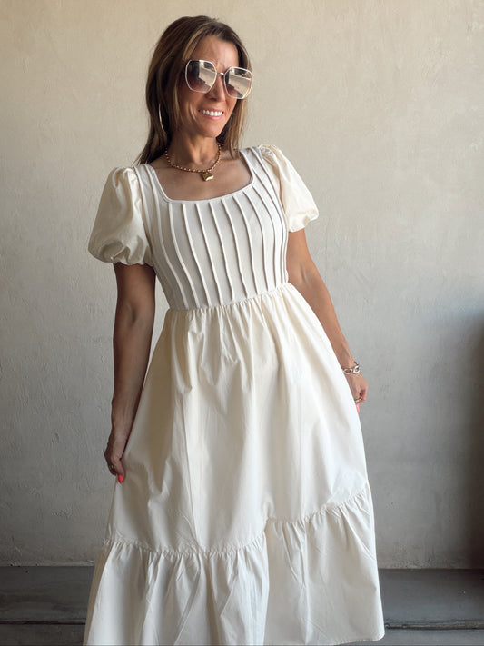 Julie Dress in Cream