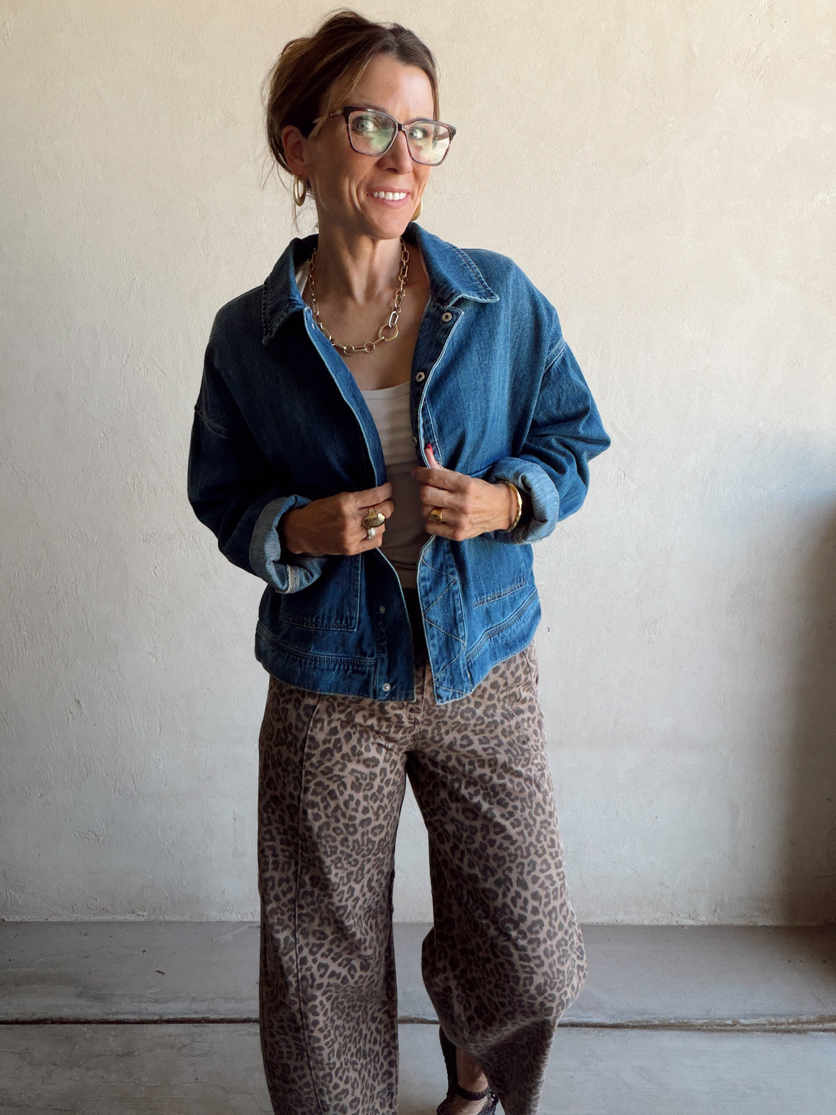 Dani Denim Jacket in Medium Denim