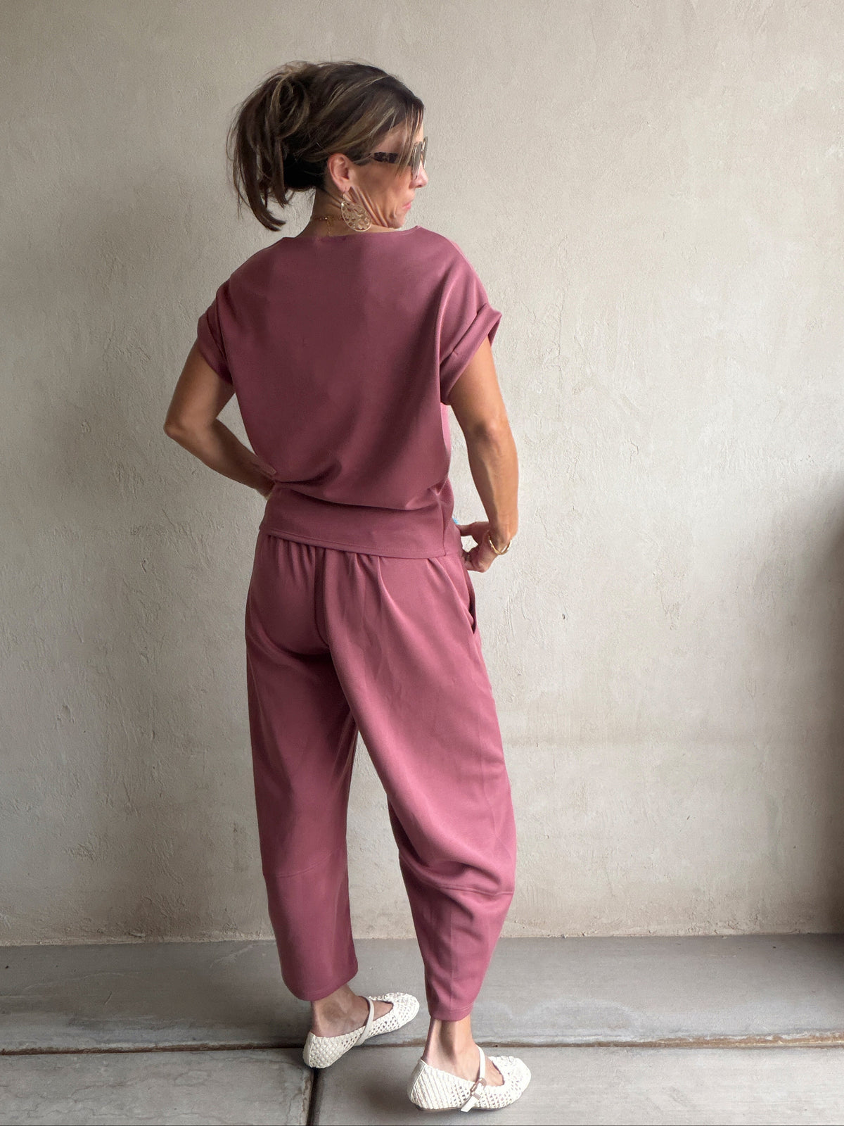 Keri Set in Dusty Rose