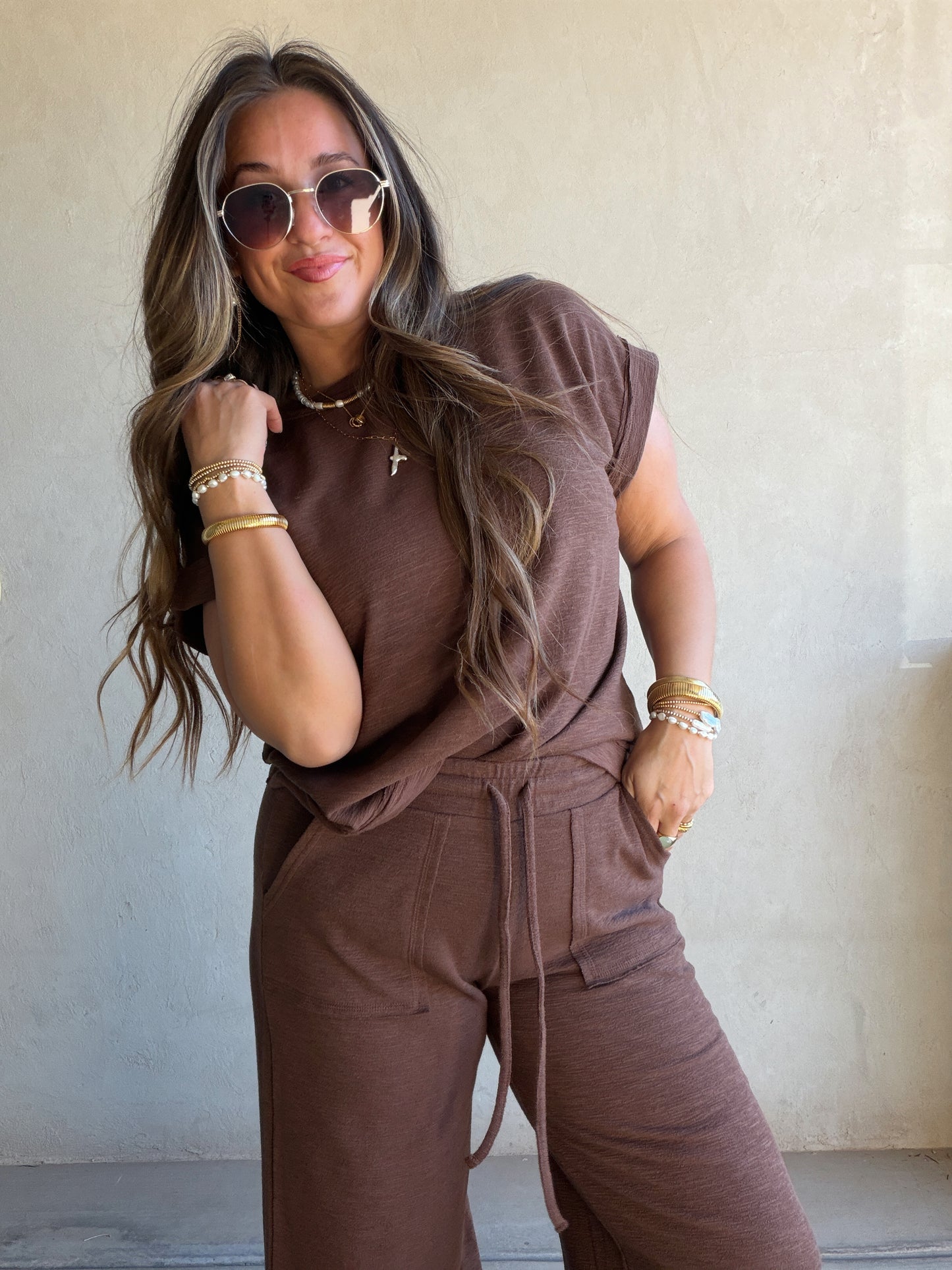 Vanessa Set in Brown