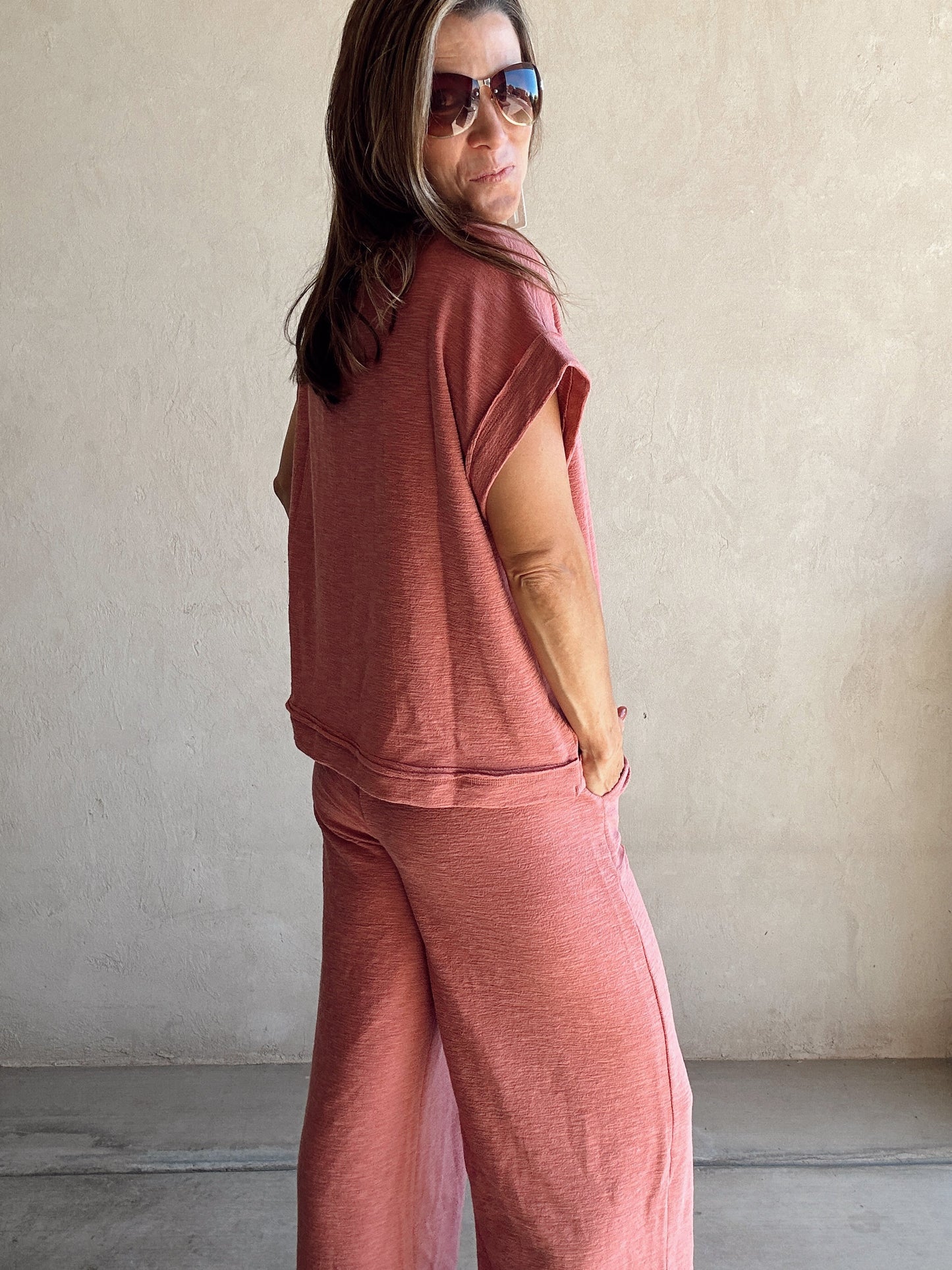 Vanessa Set in Dusty Rose