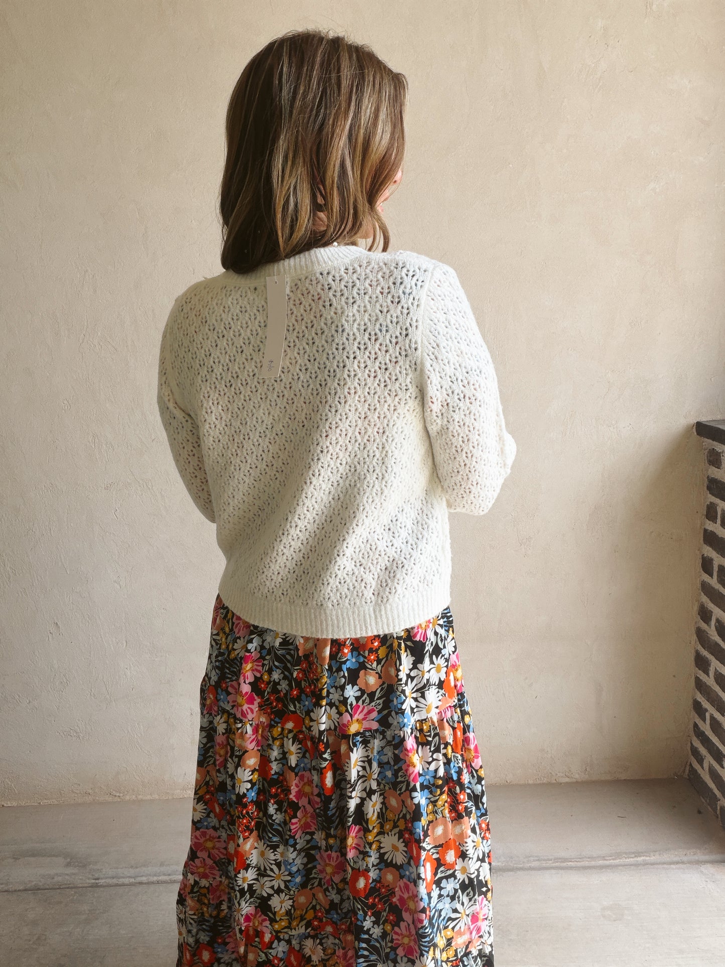 Scout Cardigan in Sky Blue or Ivory