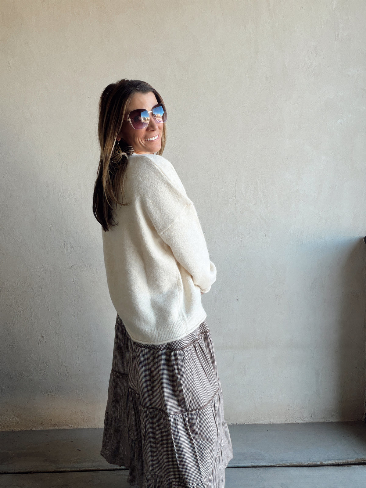 Mallard Duck Sweater in Cream