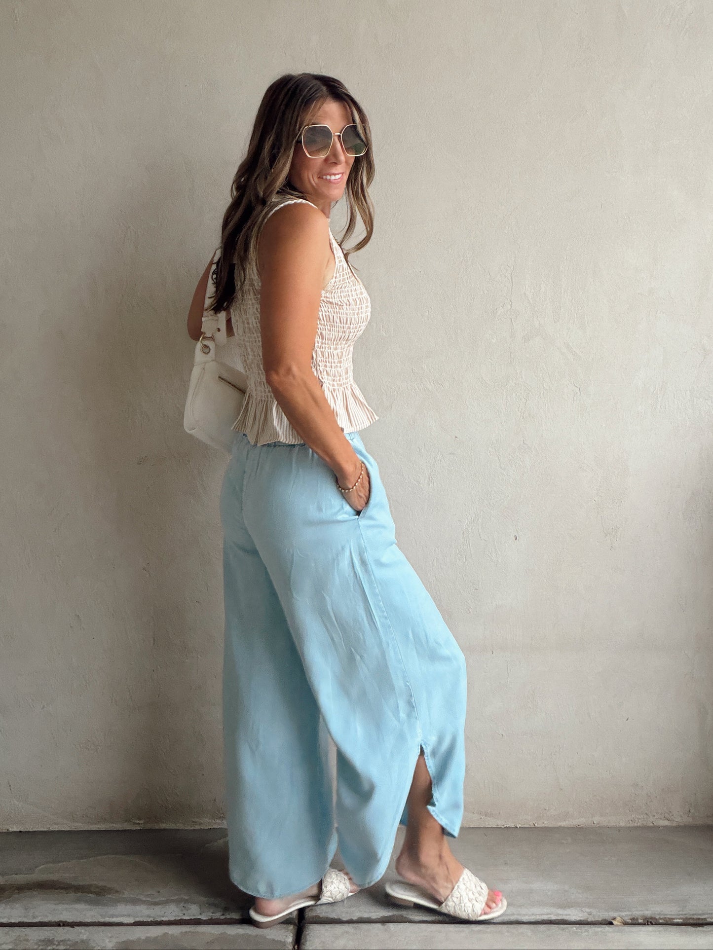 Tawni Tulip Pants in Light Lyocell