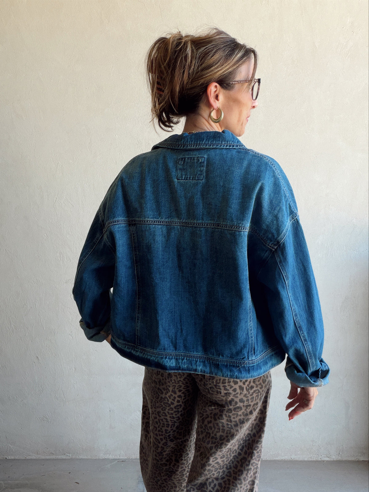 Dani Denim Jacket in Medium Denim