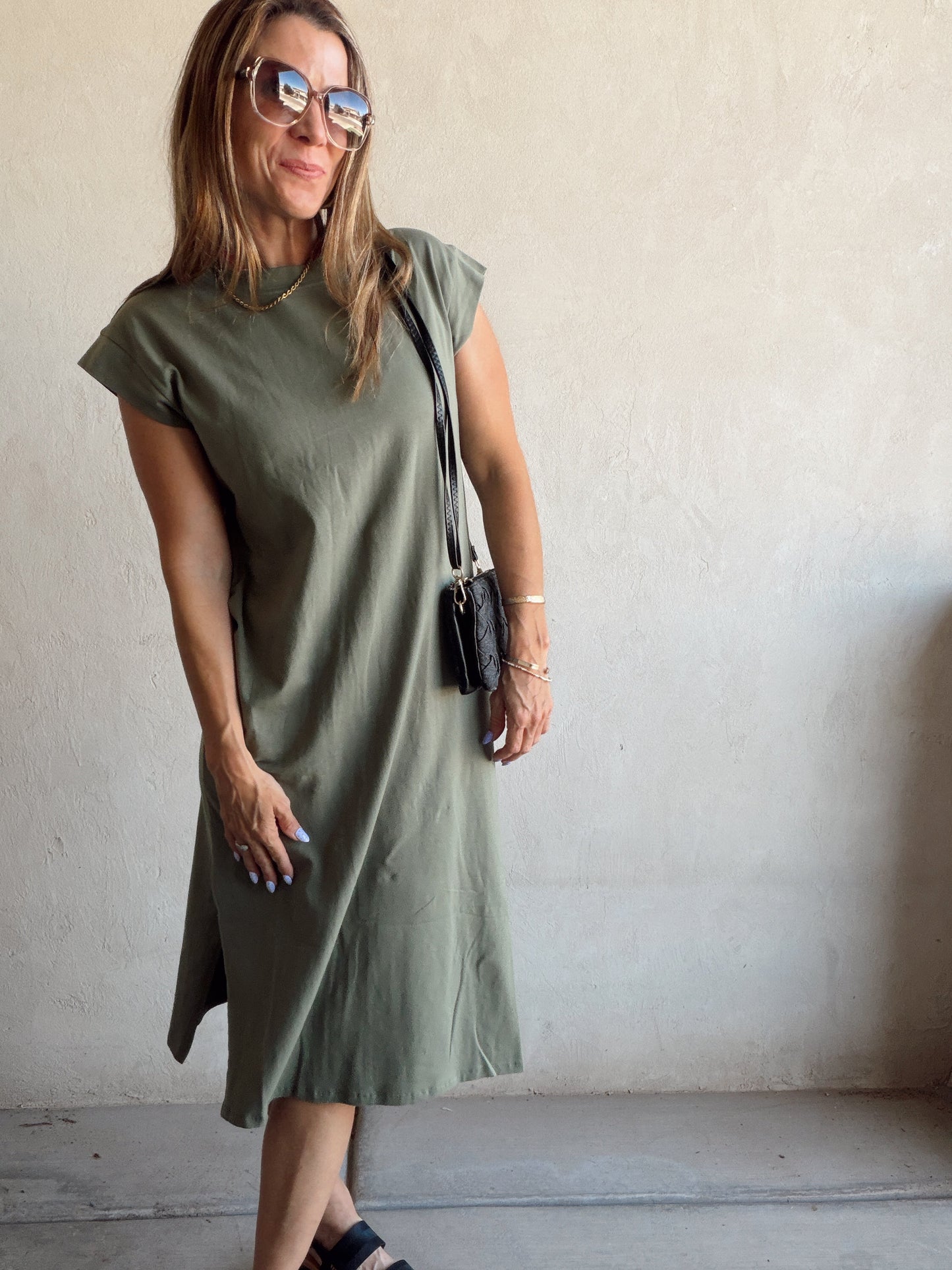 Mindi Dress in Olive