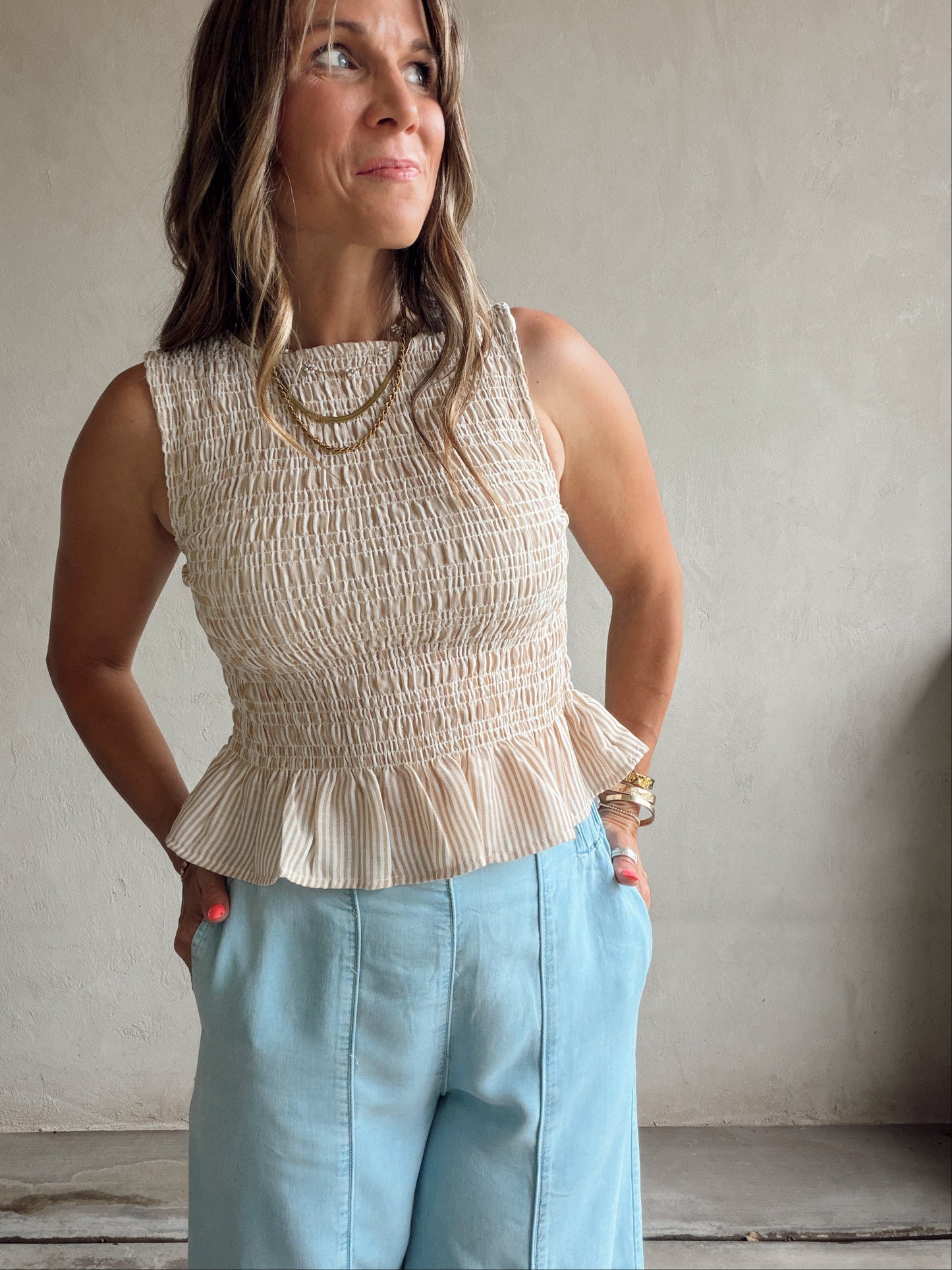 Tawni Tulip Pants in Light Lyocell