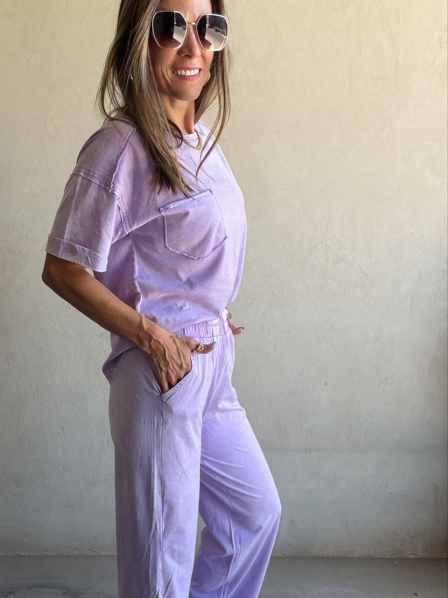 Isla Set in Lilac