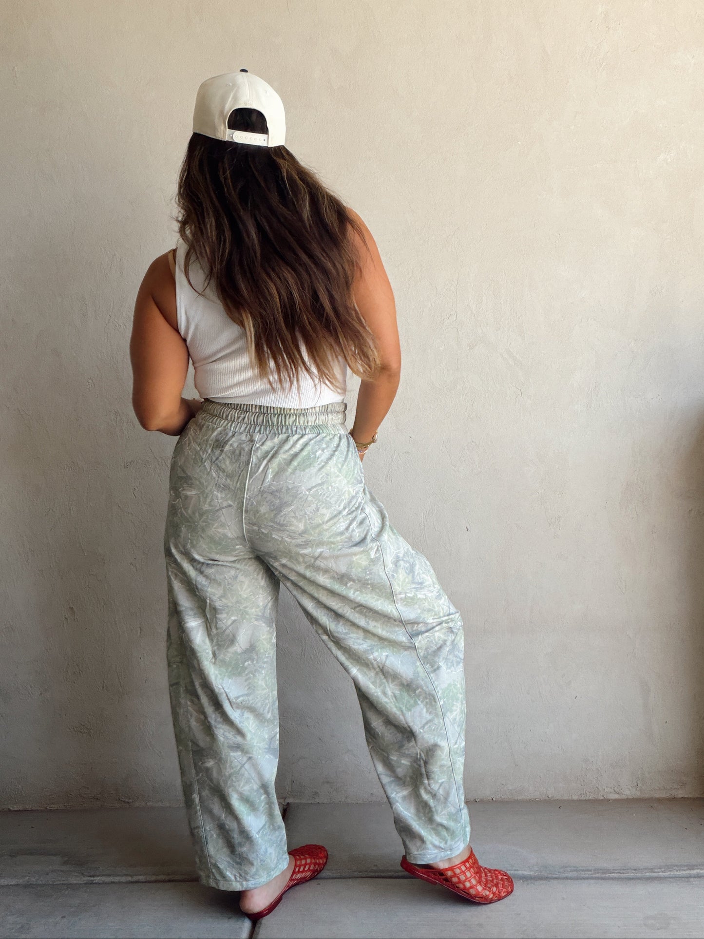 Macie Barrel Camo Sweats