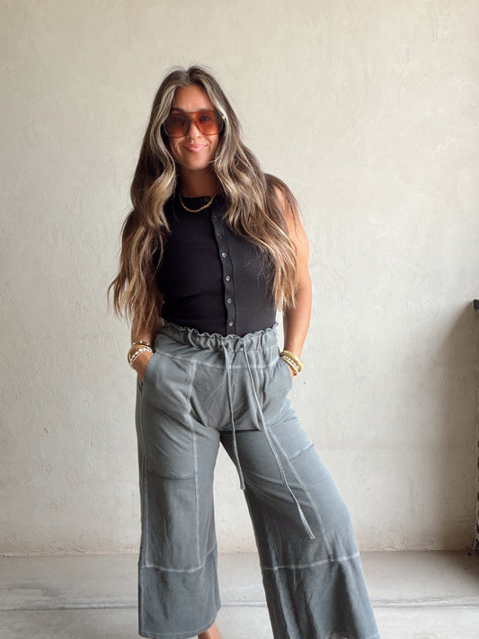 Sandy Pants in Charcoal