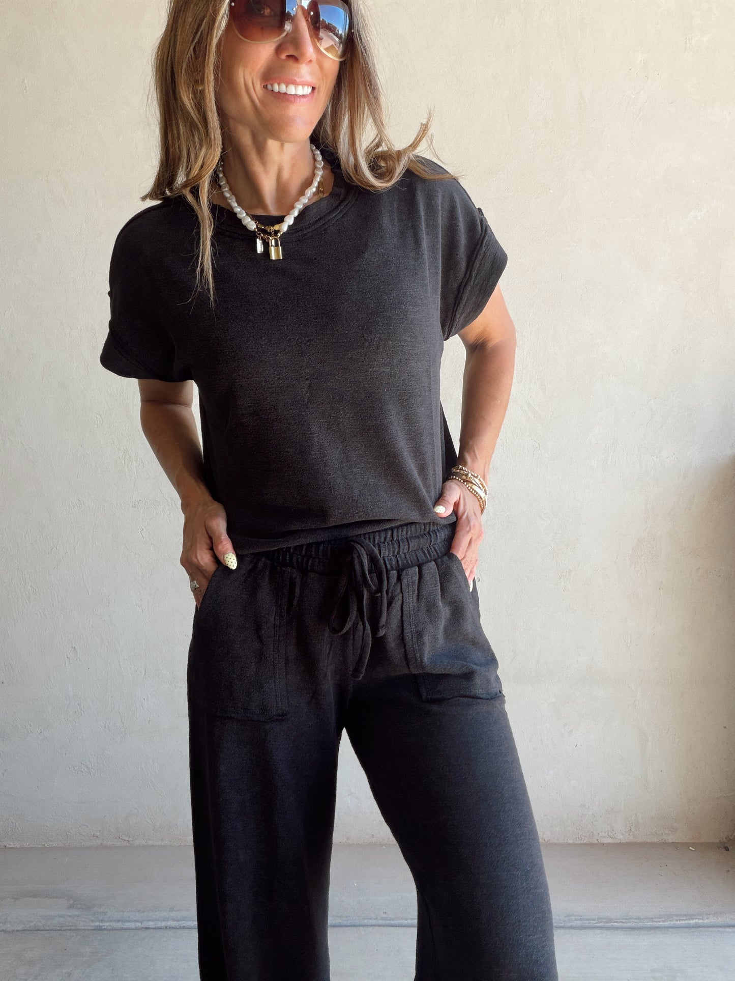 Vanessa Set in Charcoal