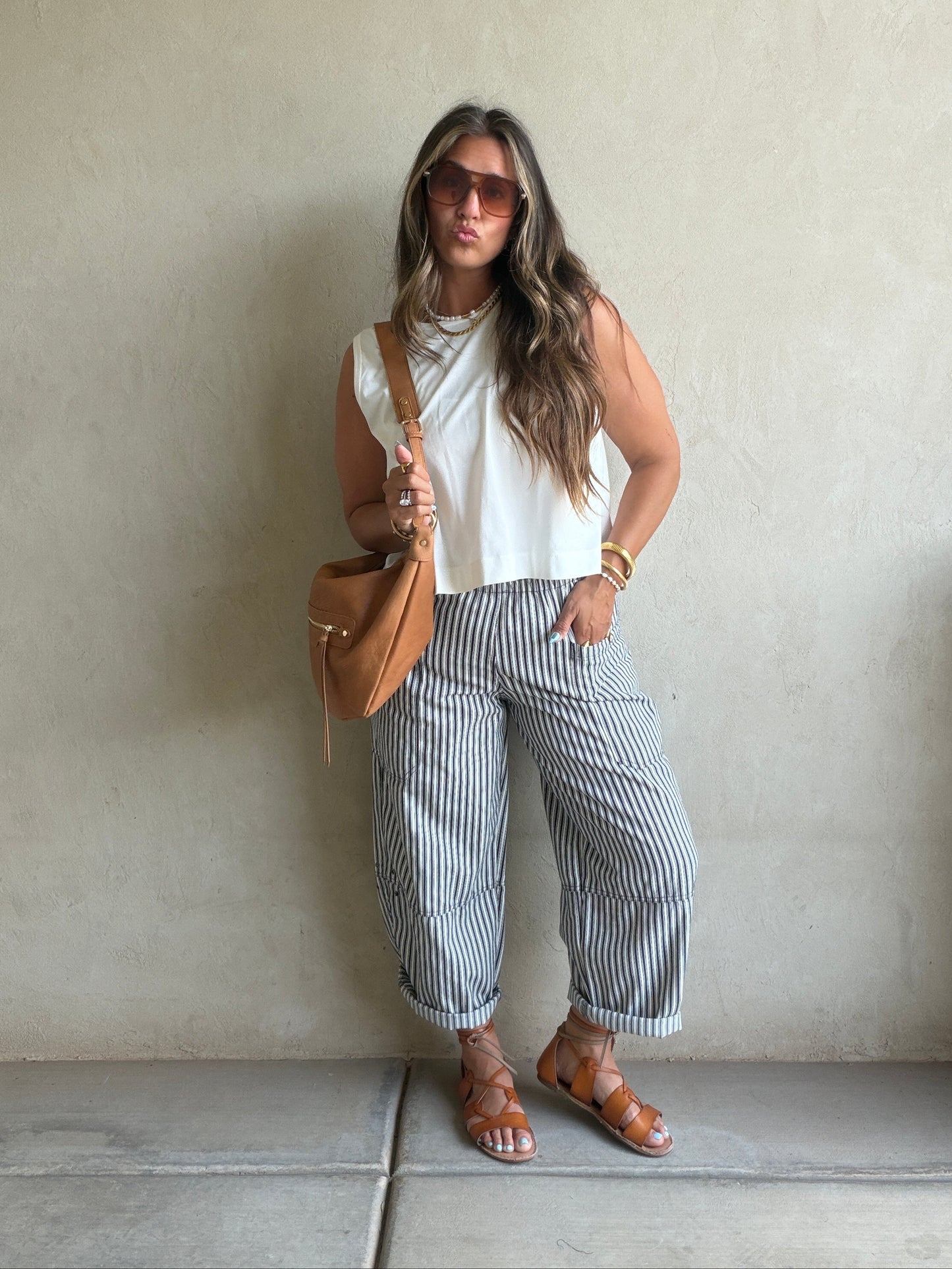 Melissa Tank in White