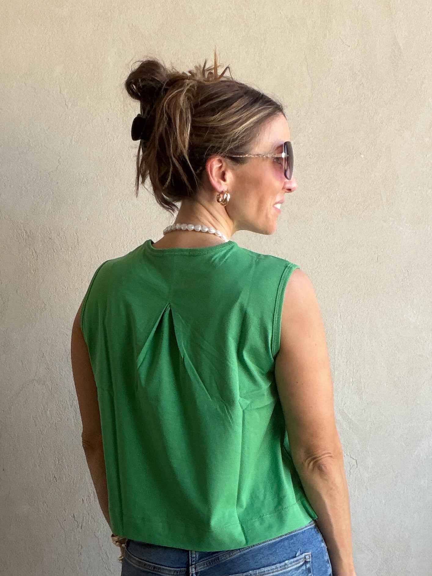 Melissa Tank in Kelly Green