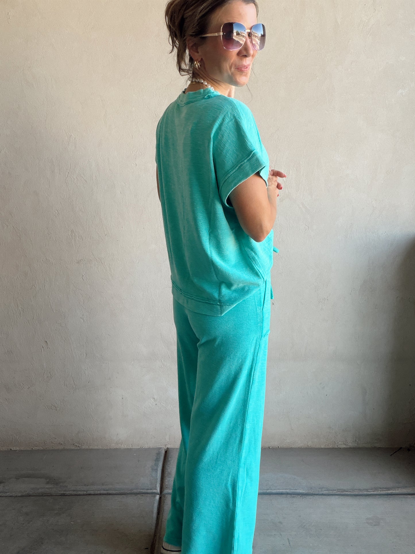 Vanessa Set in Teal
