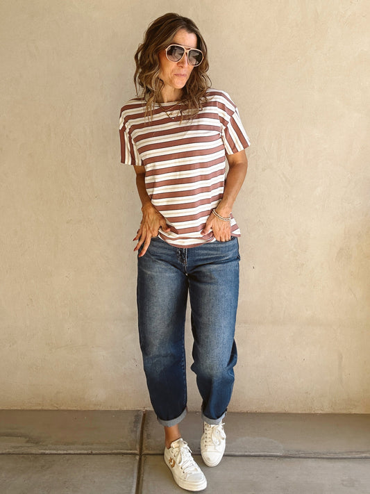 Harper Striped Top