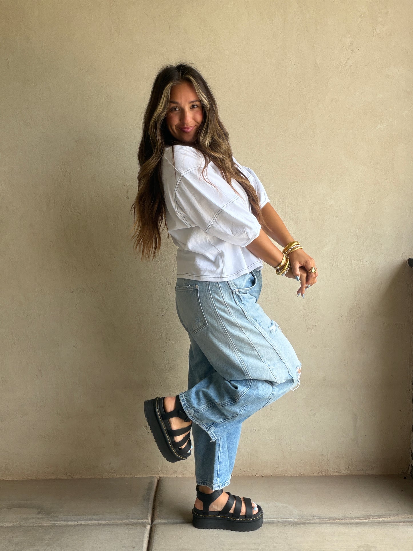 Jenelle Top in White