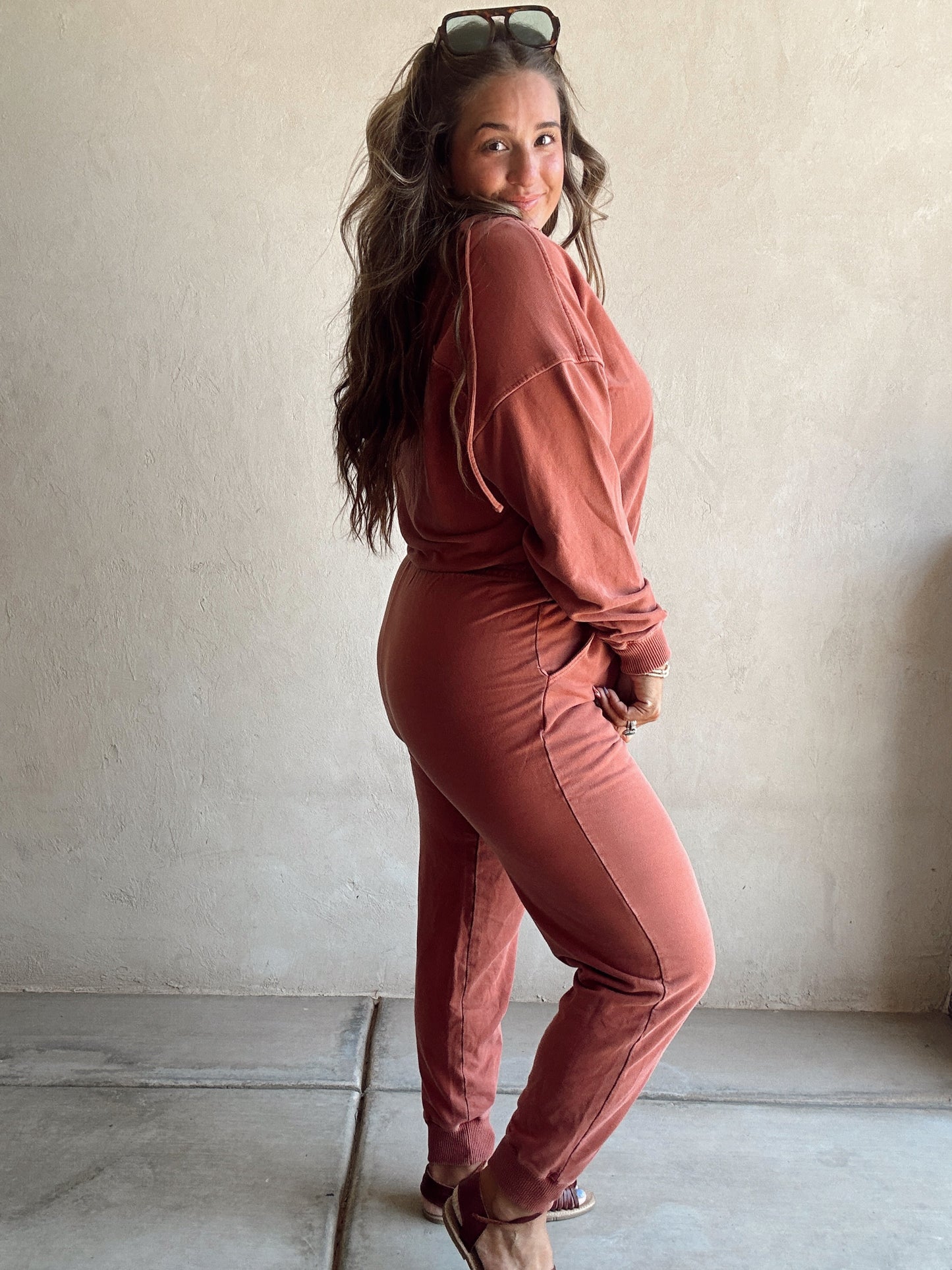 Jumpsuit of Your Dreams in Rust