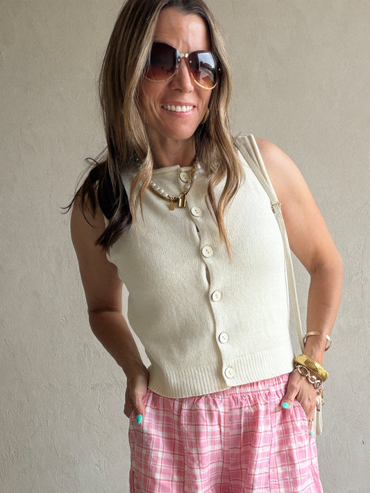 Amanda Vest in Cream