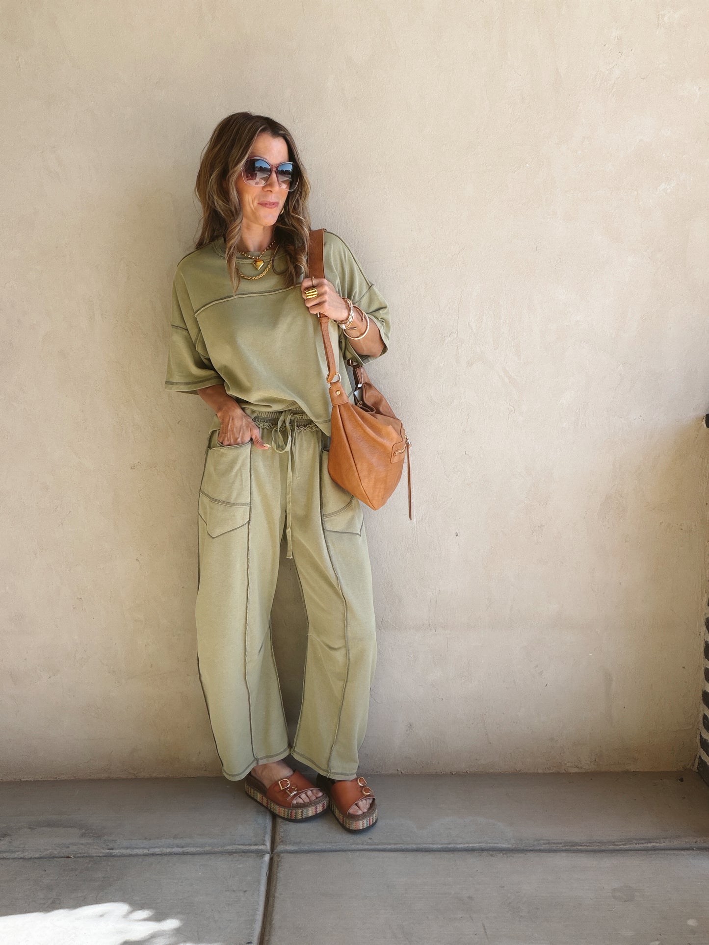 Clara Set in Olive