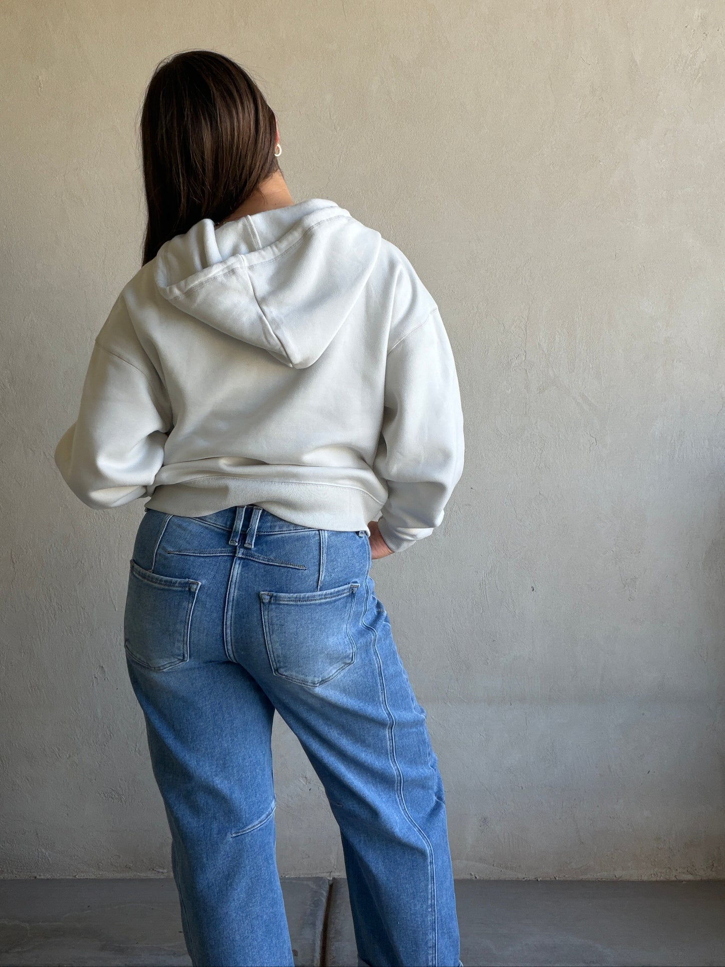 Lauren Hoodie in Light Gray