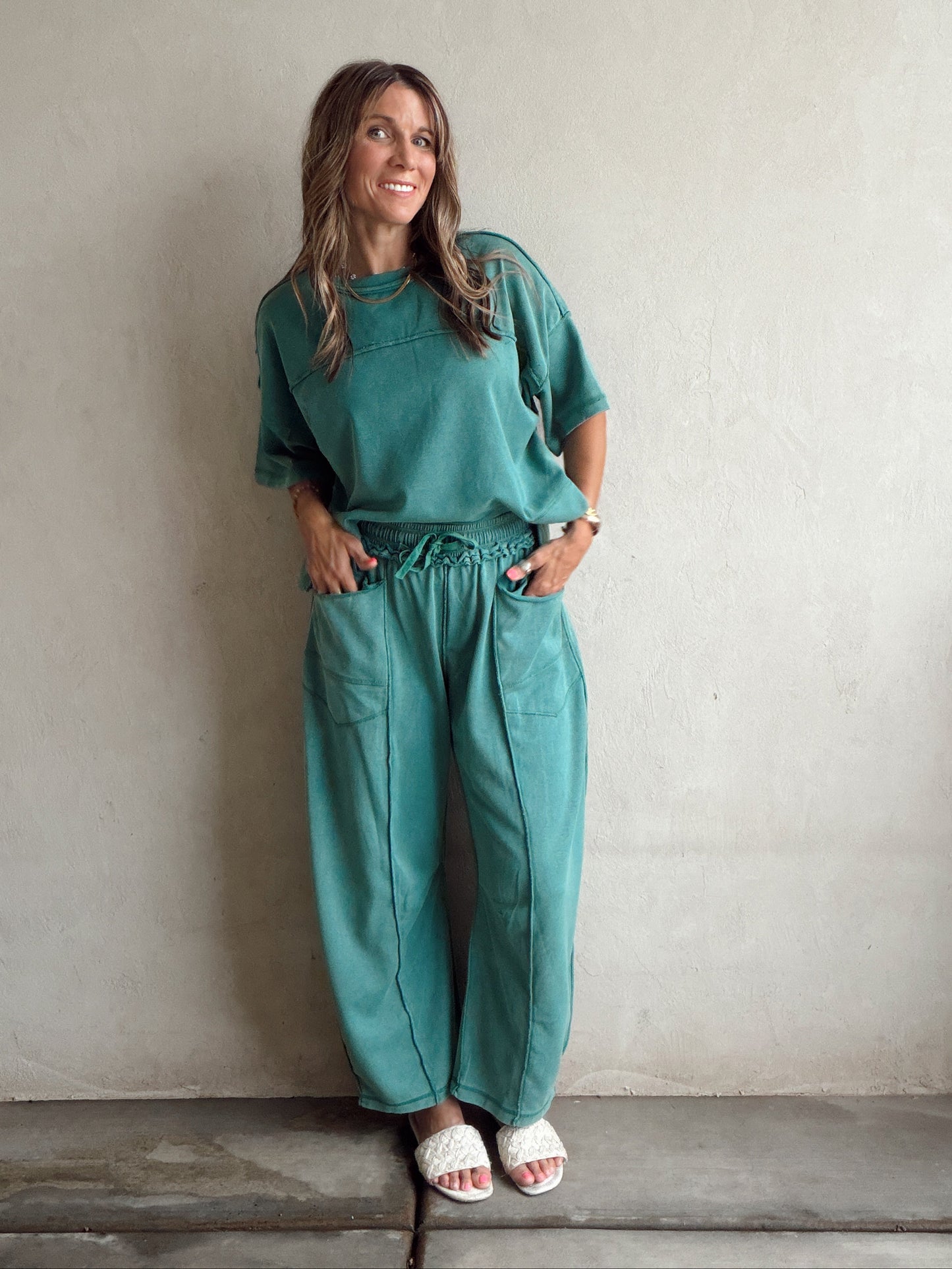 Clara Set in Teal