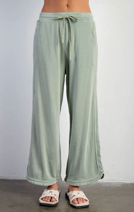 Loverly Palazzo Pants in Sage