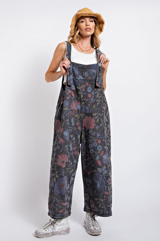 Frankie Floral Overalls