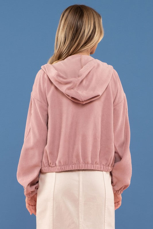 Kelly Corduroy Jacket in Pink