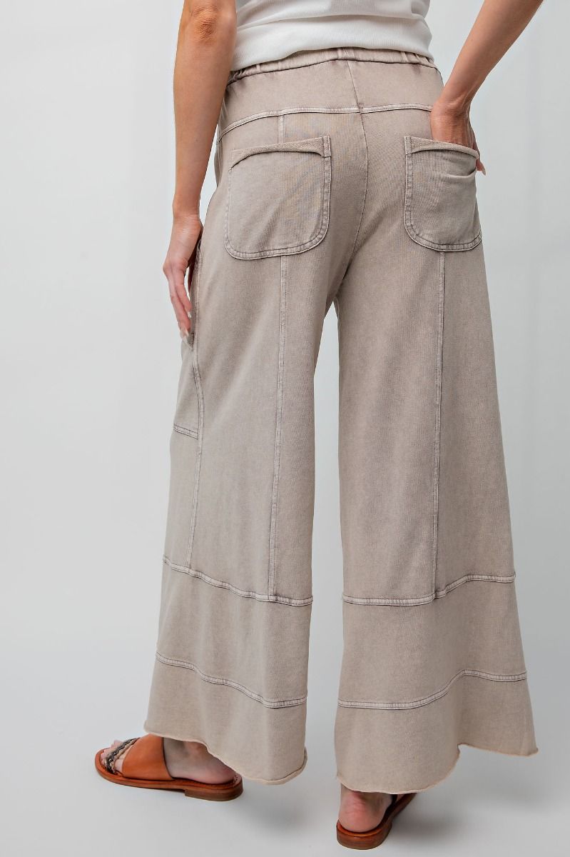 Feeling Good Palazzo Pants in Mushroom