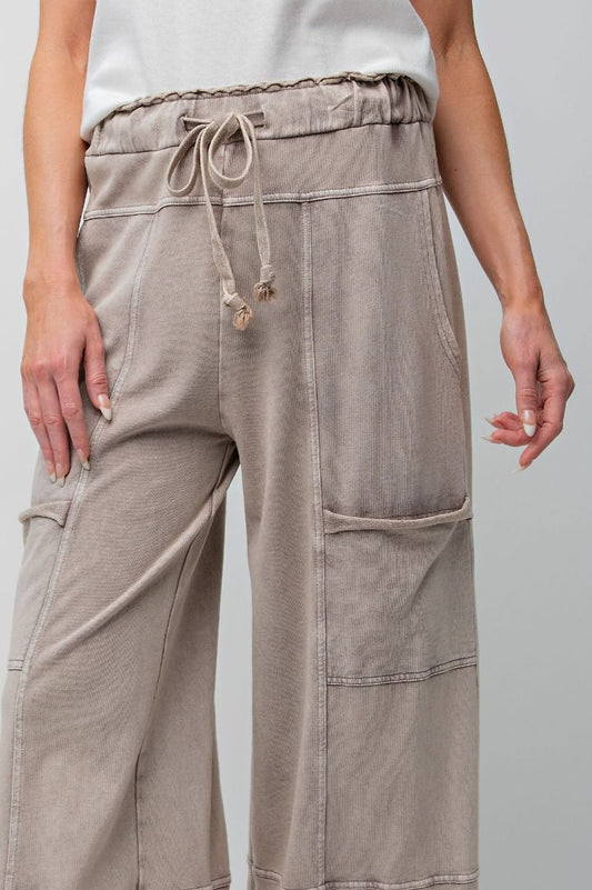 Feeling Good Palazzo Pants in Mushroom