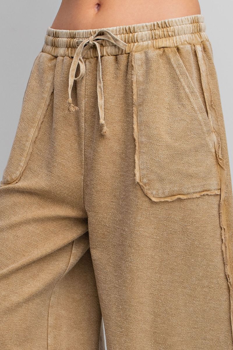 Wide Leg Palazzo Pants in Pretzel