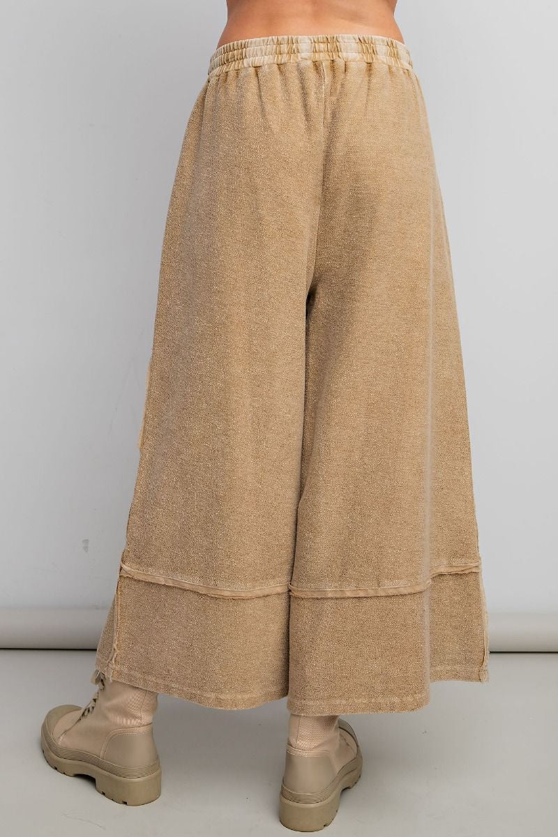 Wide Leg Palazzo Pants in Pretzel