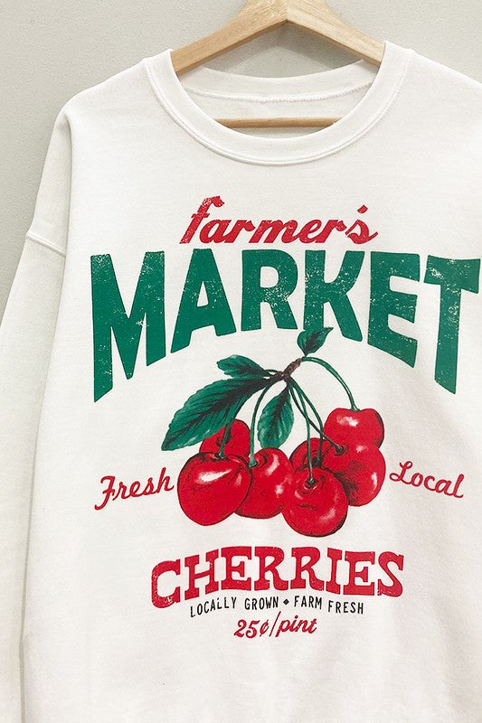 Farmer’s Market Cherry Sweatshirt