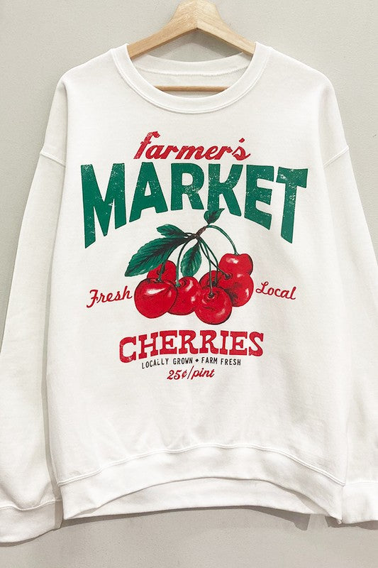 Farmer’s Market Cherry Sweatshirt