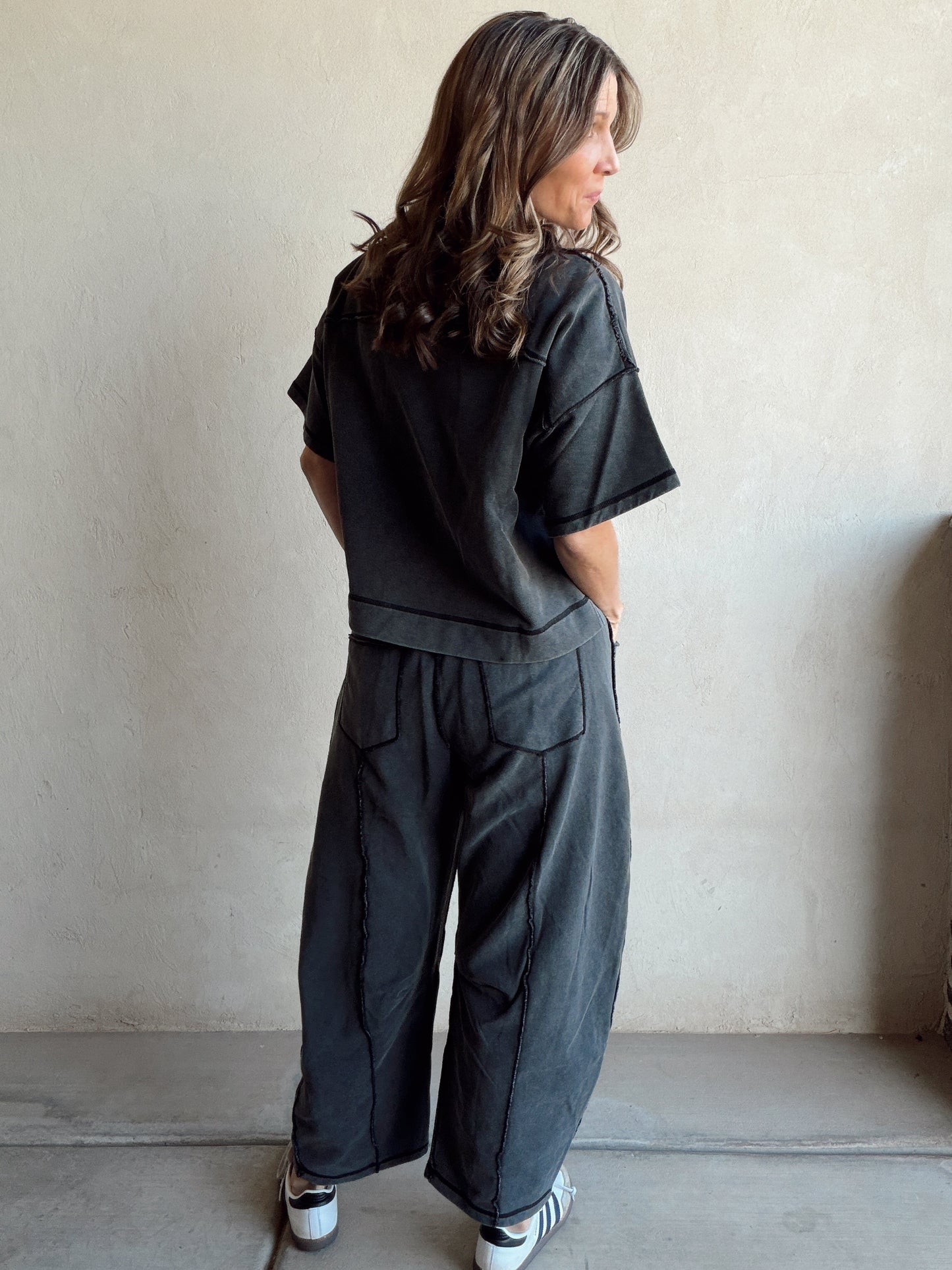 Clara Set in Mineral Washed Black (Won’t Ship Until 12/23)