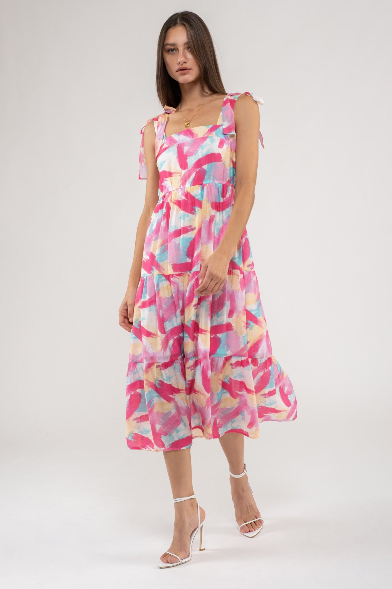 Emma Tiered Midi Dress