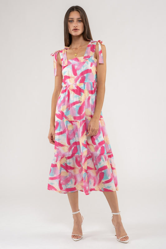 Emma Tiered Midi Dress