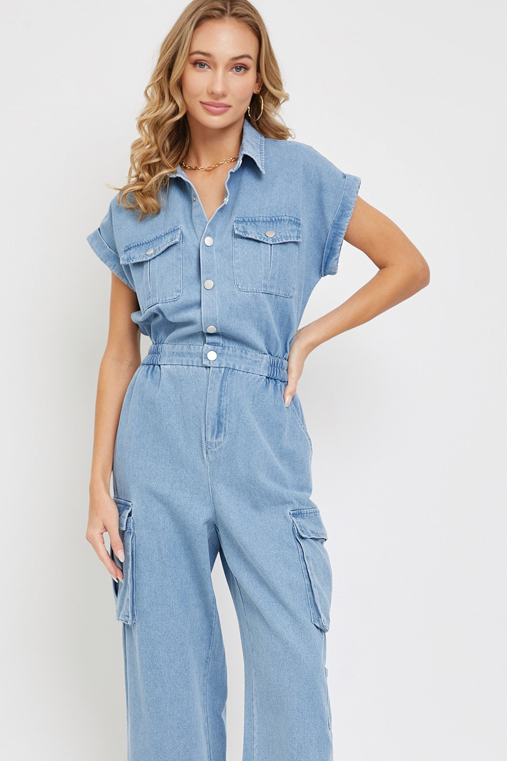 Kaylee Denim Jumpsuit