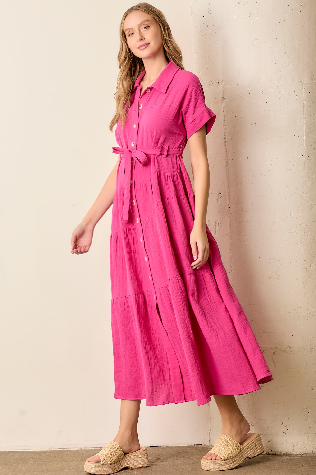 Hannah Dress in Pink