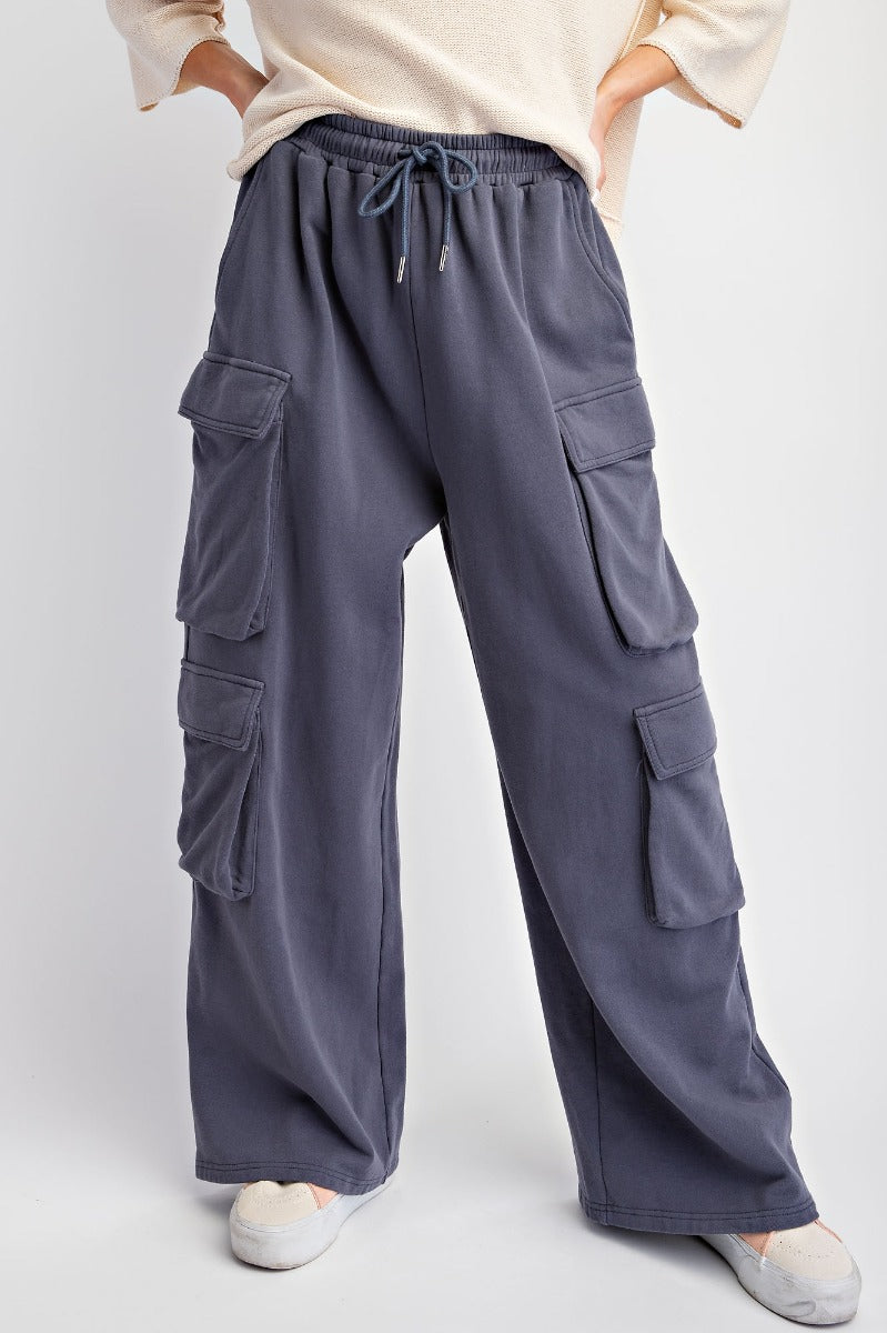 Cozy Cargo Pant in Navy